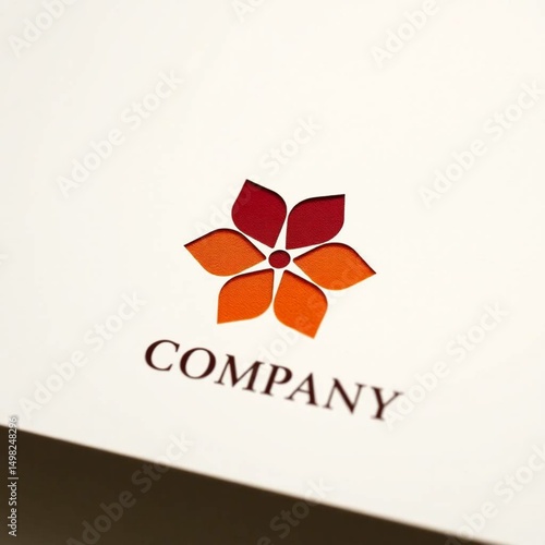Logo mockup minimalist template