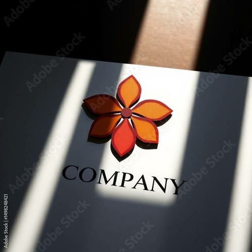 Logo mockup minimalist template