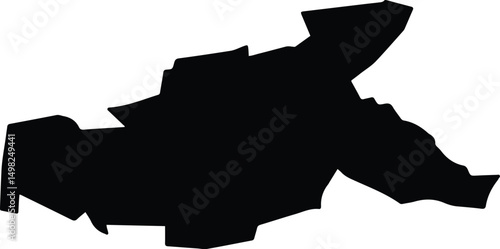 Atitalaquia Mexico silhouette map