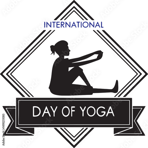 Serene Seated Forward Bend for International Yoga Day