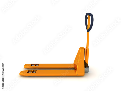 3D Rendering of a pallet jack