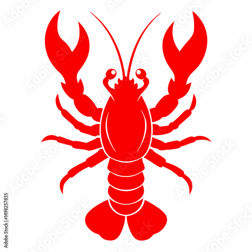 vector illustration of lobster
