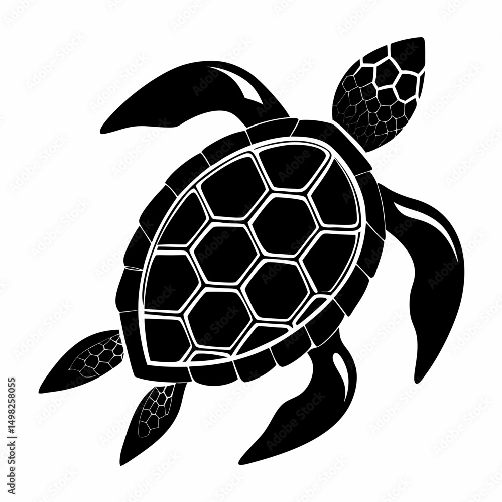 Obraz premium turtle vector illustration