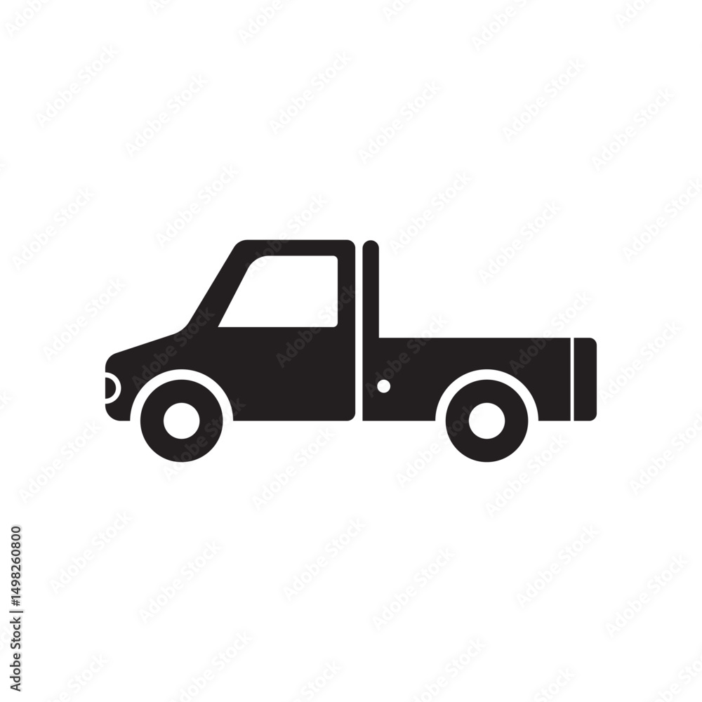 Pickup truck icon Pickup truck icon