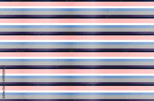 Horizontal stripe pattern vector design. Home decor fabric swatch. Abstract g...