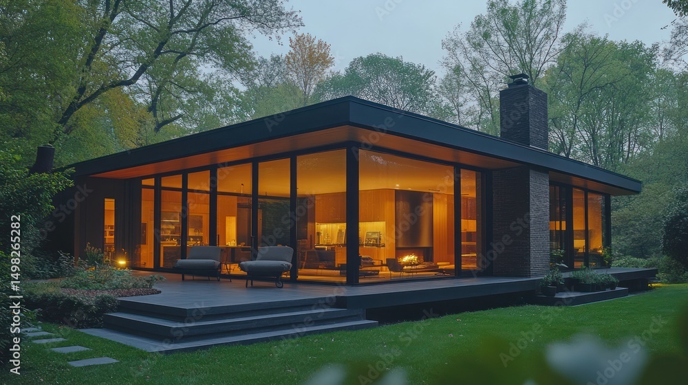 Fototapeta premium house in the forest