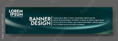 Modern banner design with a frozen wonder inspired background.