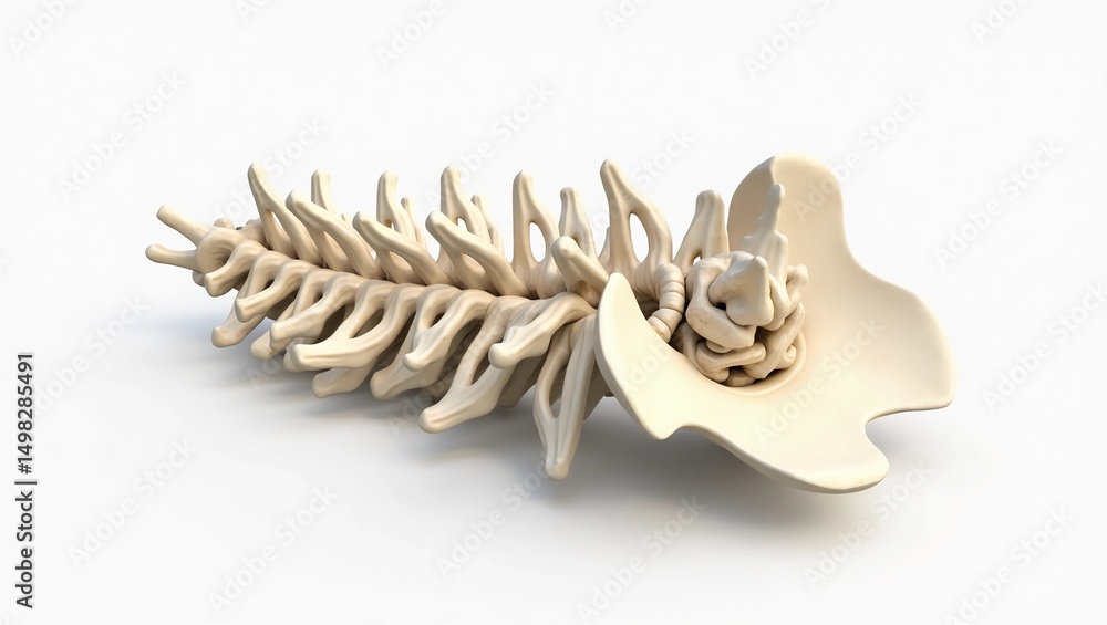 Fototapeta premium human skull isolated on white