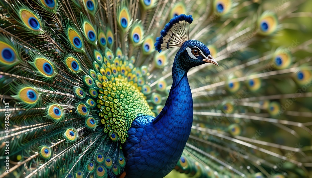 Fototapeta premium close up of peacock