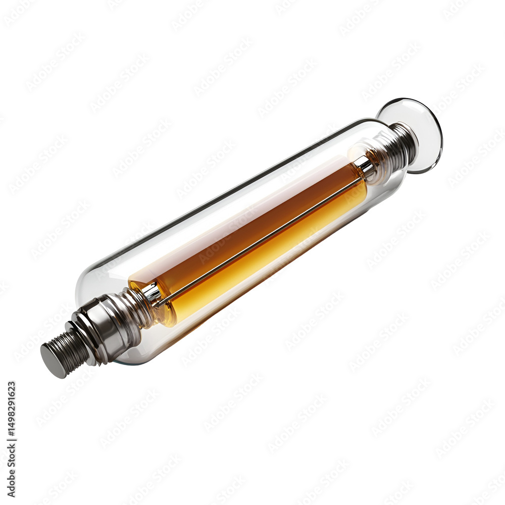 Glass Tube Amber Liquid Modern Design Technology, Glass Tube Amber Liquid Modern Design Technology,