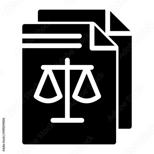 This is Legal icon from the Asset Management icon collection with an Solid style
