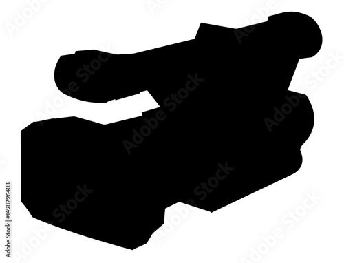 Silhouette of Movie Camera