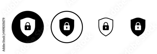 Security icon logo design. protection icon. privacy. vpn