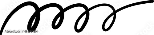 Whimsical Infinity Loop Swirl Stroke
