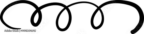 Tight Spiral Loop Line Stroke
