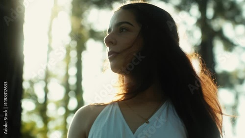 portrait of a young woman