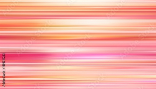抽象的な水平線、ピンクとオレンジのグラデーション、モーションブラー効果