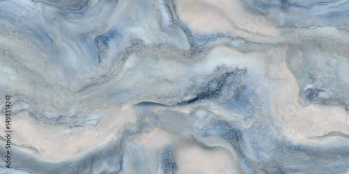 Azure abstract backdrop Aqua marble-like onyx pattern - Seamless , pattern , background , tile