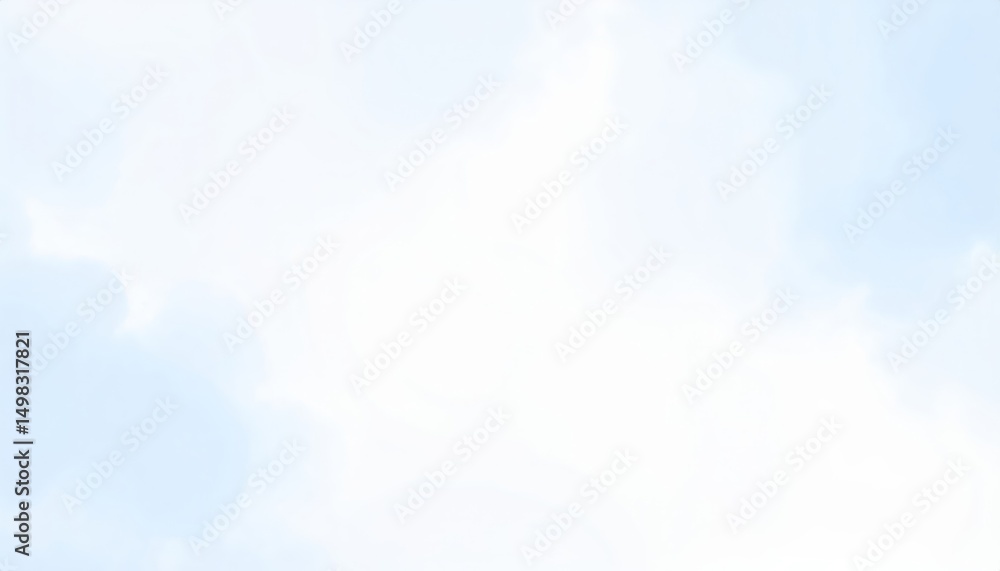 Picturesque blue sky with fluffy white clouds, a tranquil nature scene Picturesque blue sky with fluffy white clouds, a tranquil nature scene