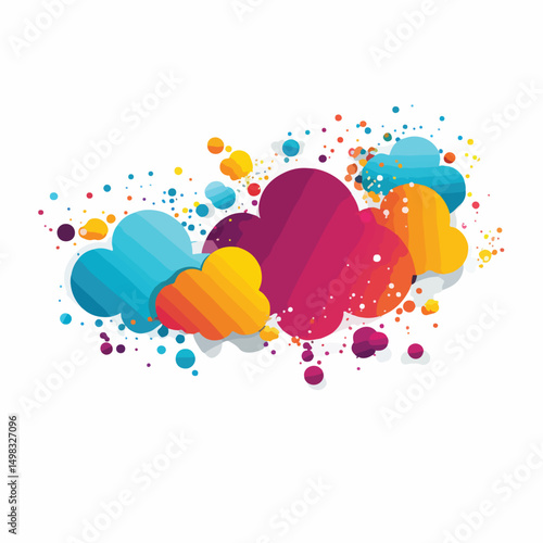 Professional Bubble Speech Communication Chat Message in Conversation Concept