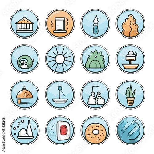 Comprehensive Bundle of COVID-19 Set Icons Vector Illustration for Professional Use