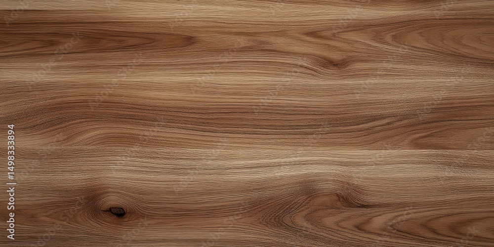 Obraz premium smooth brown wooden surface with natural grain patterns and knots providing warm earthy texture