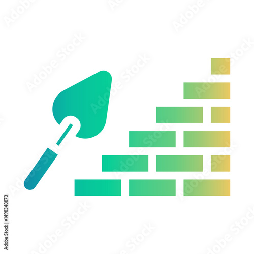 trowel Gradient icon