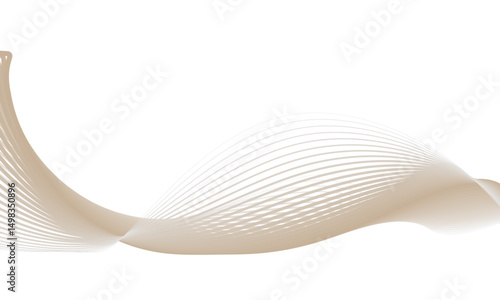 visually striking abstract image featuring golden wavy lines set against a clean white background, ideal for modern design and creative projects.