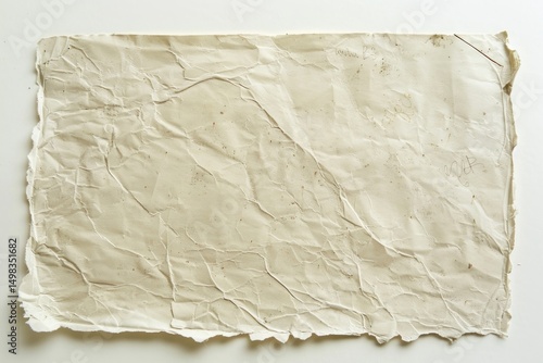 Wallpaper Mural Vintage wrinkled blank paper texture Torontodigital.ca