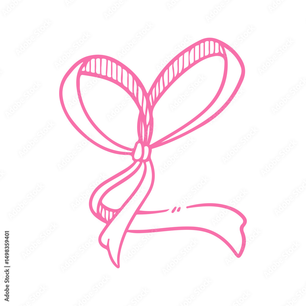 bow ribbon doodle bow ribbon doodle