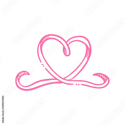 bow ribbon doodle