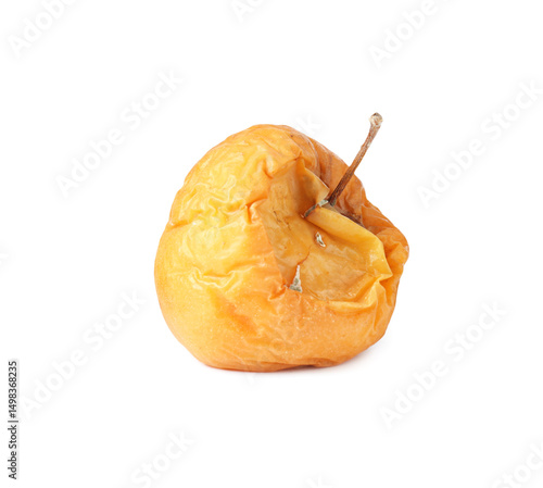 Canvas-taulu One whole rotten apple isolated on white