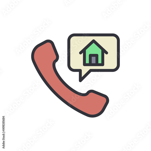 Real Estate Connection Via Telephone Call For Property Inquiries