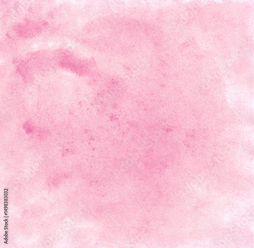 Watercolor painting abstract background or pink abstract watercolor texture backdrop on paper. Template for valentine or love concept, card and poster. copy space for text. Hand painted texture style.
