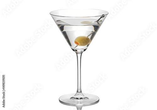 Wallpaper Mural Classic Martini Recipe Perfect Gin or Vodka Martini isolated on transparent background Torontodigital.ca