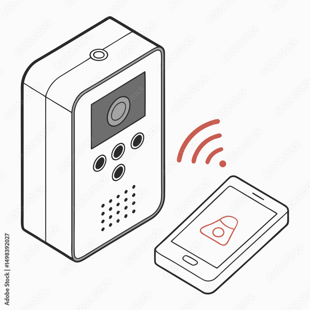 Smart doorbell wireless video security system Smart doorbell wireless video security system