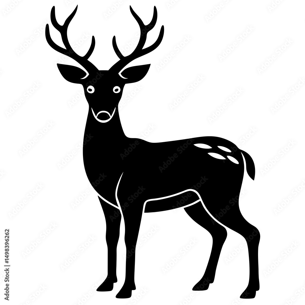 Obraz premium Deer-icon 