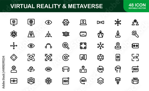 New Year and Celebration Icon Set Featuring Fireworks, Party, Festive Decor, Countdown, and Holiday Symbols in a Modern, Vector-Based Design