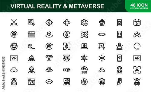 New Year and Celebration Icon Set Featuring Fireworks, Party, Festive Decor, Countdown, and Holiday Symbols in a Modern, Vector-Based Design