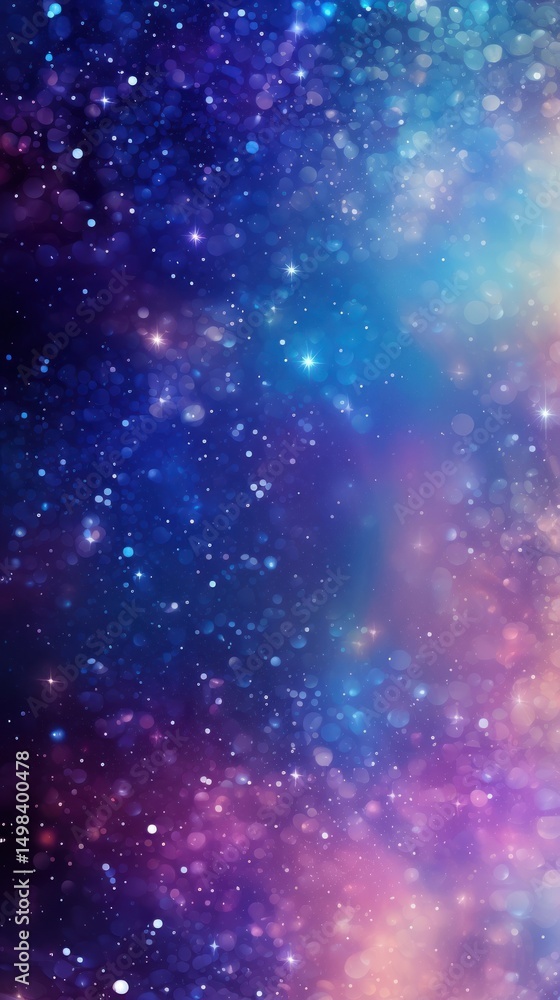 Fototapeta premium Glitter astronomy universe abstract.