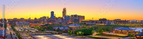 Obraz na płótnie Omaha, Nebraska, USA Downtown Skyline