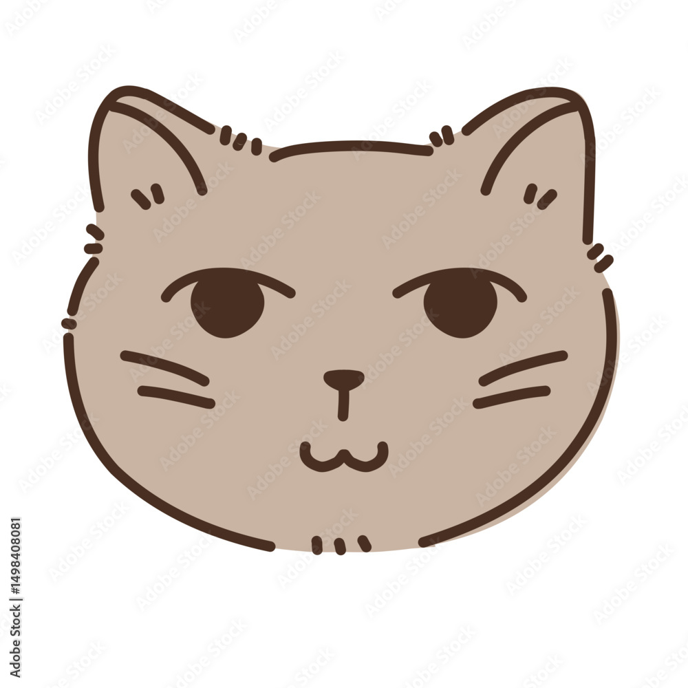 Obraz premium Smile cat illustration