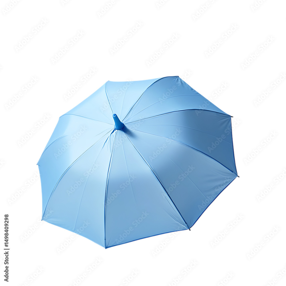 Minimalist Beach Umbrella with a Space Saving Design Isolated on Transparent Background Minimalist Beach Umbrella with a Space Saving Design Isolated on Transparent Background