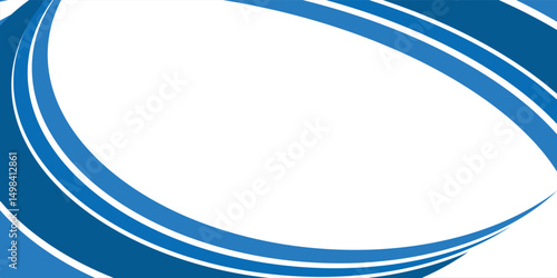 Wide abstract background with blue colored pasta. Vector illustration