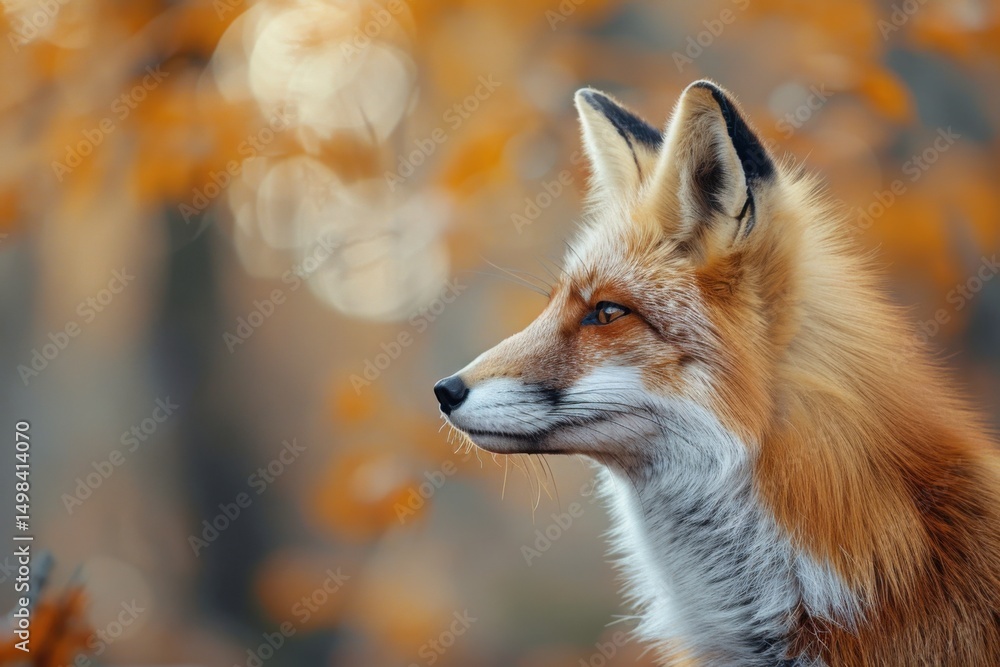 Fototapeta premium selective focus photography of orange fox
