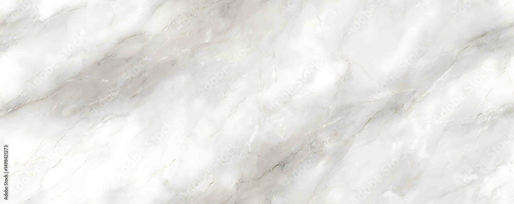 Obraz premium white marble granite panorama wall surface backdrop - Seamless , pattern , background , tile