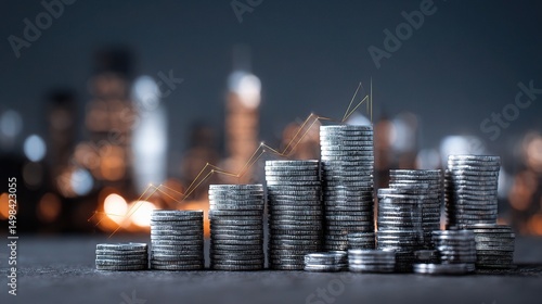 Smart City Development with Fluctuating Graphs and Coins in Focus