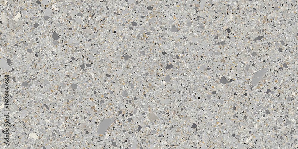 Stone-like terrazzo floor tile with a granite-esque backdrop - Seamless , pattern , background , tile Stone-like terrazzo floor tile with a granite-esque backdrop - Seamless , pattern , background , tile