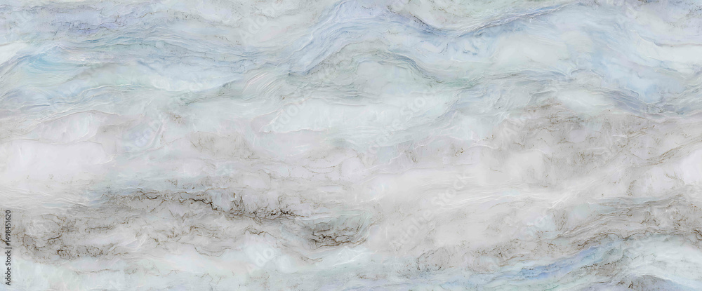 Obraz premium Swirling marble-like pattern, azure onyx backdrop - Seamless , pattern , background , tile