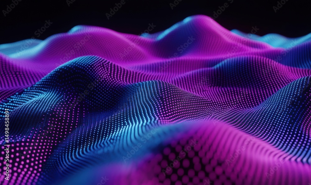 Abstract purple blue digital wave background Abstract purple blue digital wave background